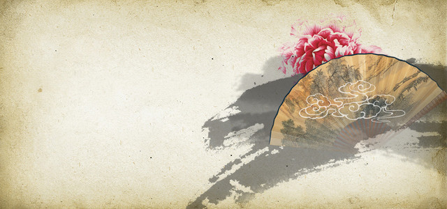 古典中国风扇子背景