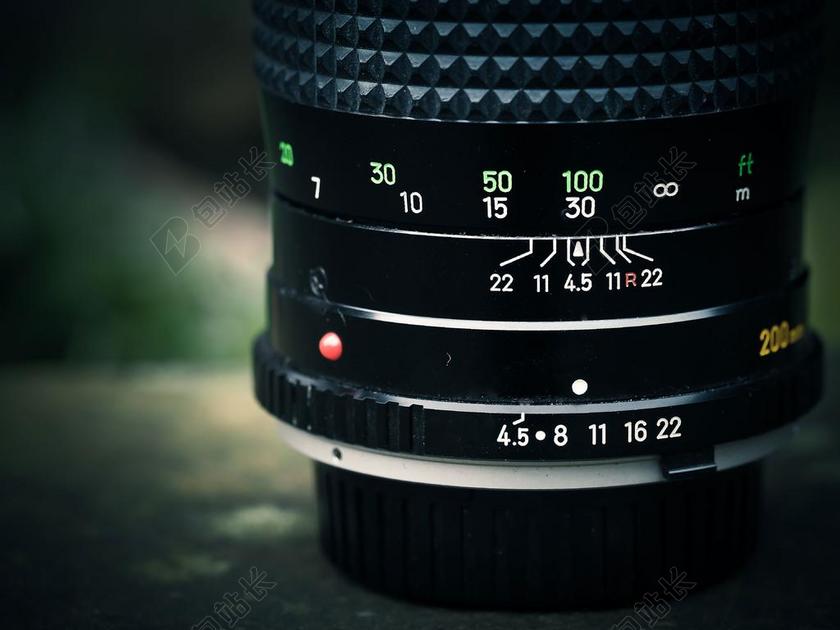 广告科技照相机镜头焦距背景图片