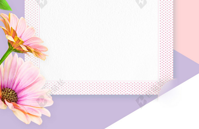 简约撞色淡紫色38妇女节女神节活动促销紫色海报背景