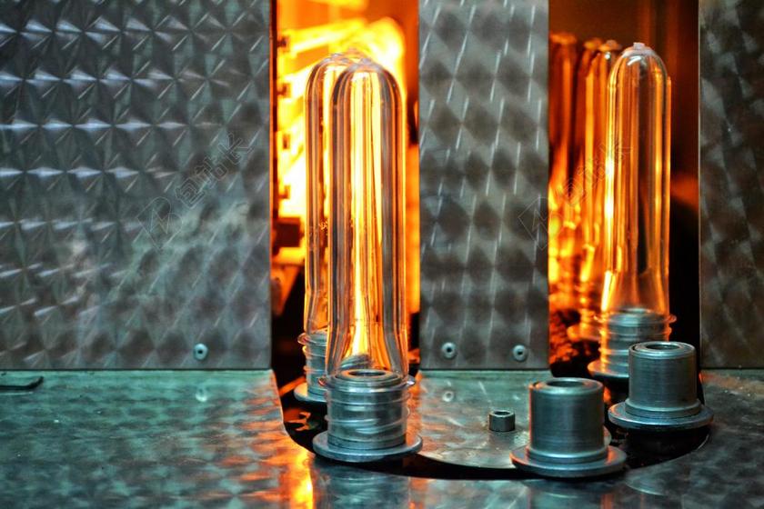 广告简约宠物烤箱瓶坯背景图片