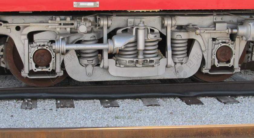 转向架 螺旋弹簧 车轮 组件 铁路 轨道 关闭了 交通 设备