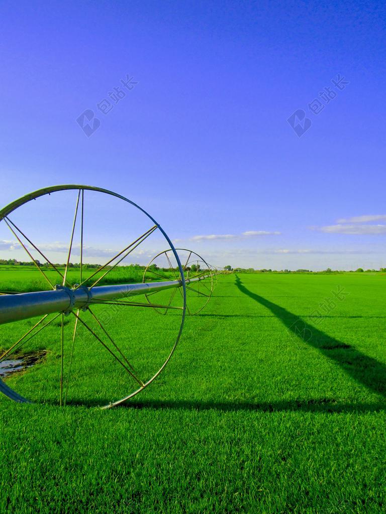 旅游自然农田田园风景背景图片