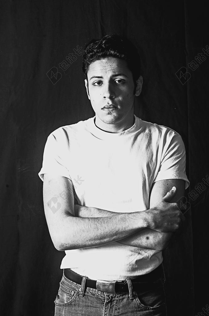 广告复古焦虑症患者照片背景图片