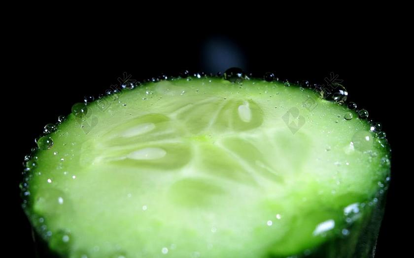 黄瓜 切片 蔬菜 新鲜 沙拉 切 水 下降