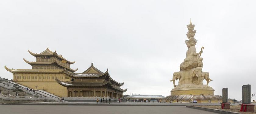 峨眉山 山水 风光 金顶