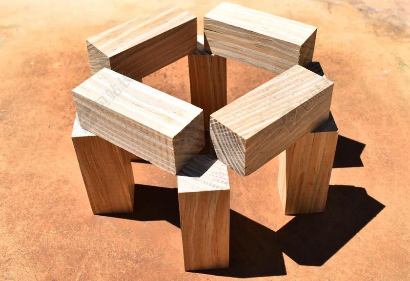 木销子 松 木工 工作