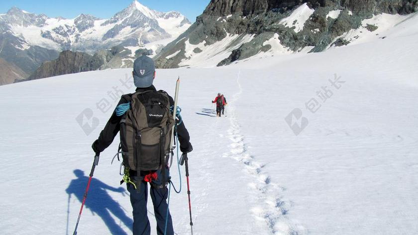 山 CORDEE 阿尔卑斯山 登山 冬天 冒险 徒步旅行 冰川 雪景