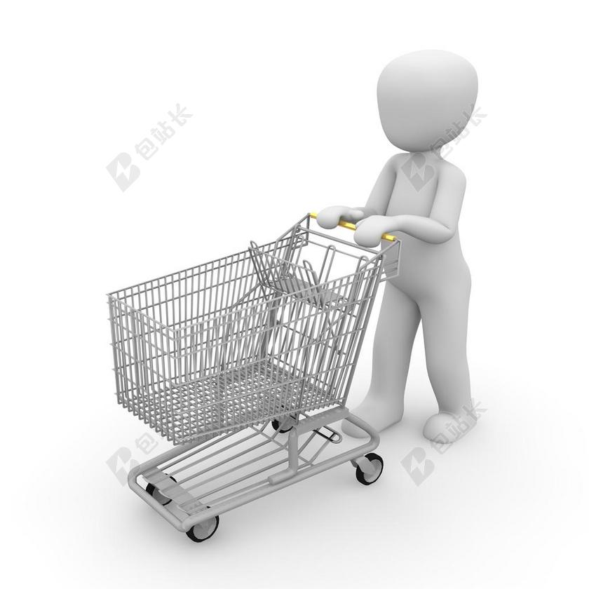 购物车 购物 镀铬钢 采购 敢 铬 小车 商业
