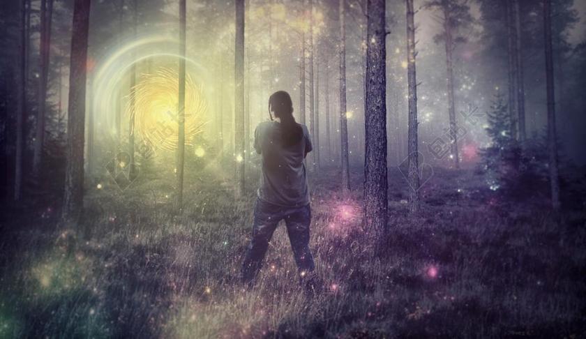 森林 抽象 彩林 死亡 深林 药物 事件 门 幻觉