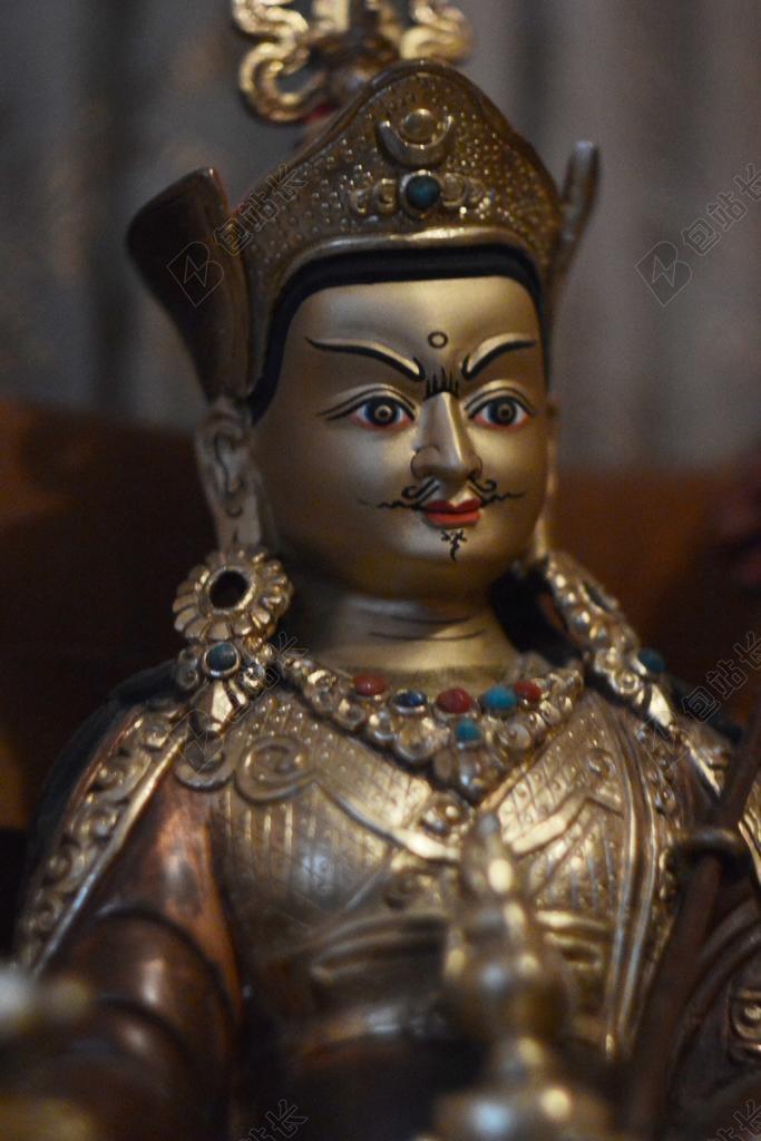 塑像 佛教 莲花生大师 金刚乘 西藏