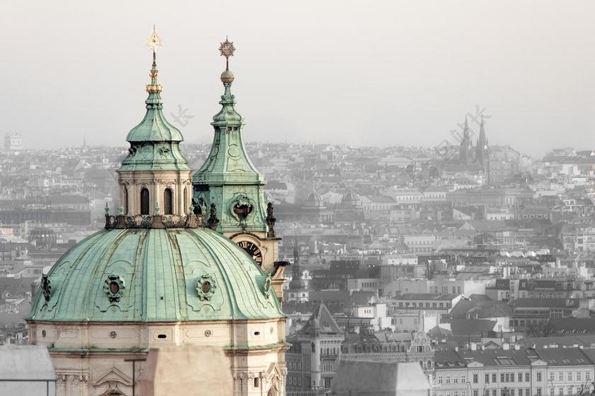 建筑复古布拉格背景图片