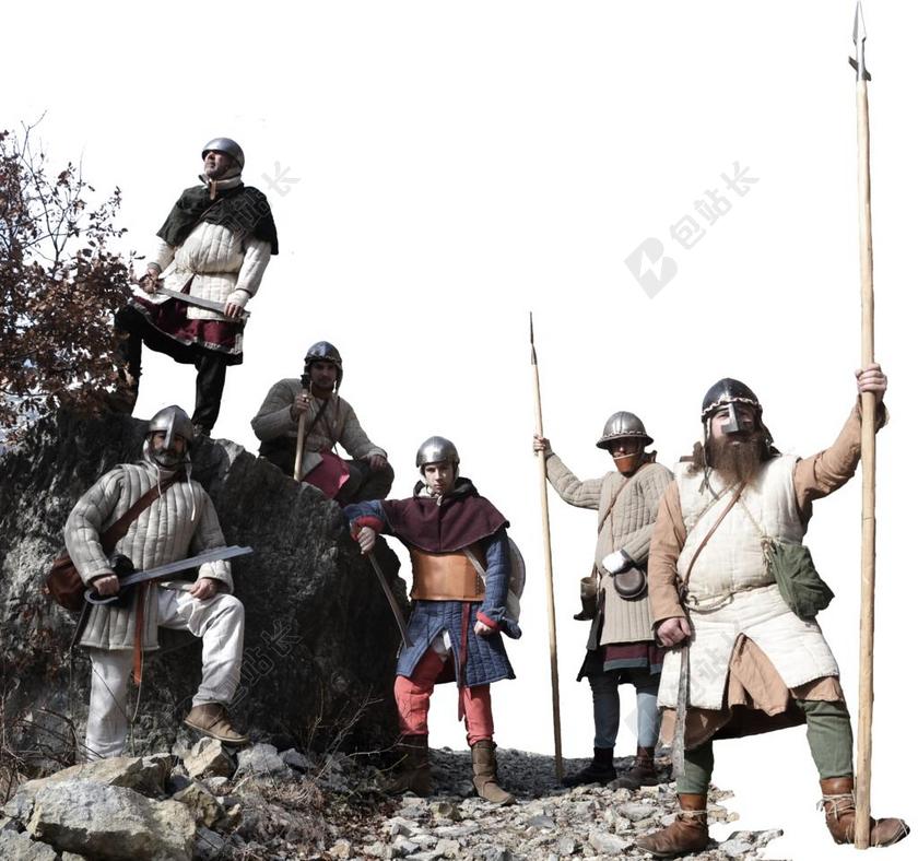 中世纪 士兵 军队 封建 旧时重现 历史 特伦蒂诺 古代