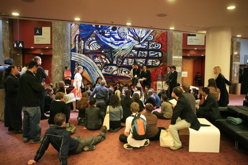 自然学生会议背景图片