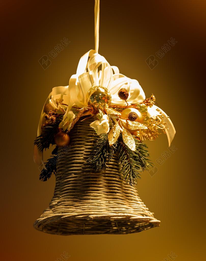 摄影时尚圣诞饰品背景图片