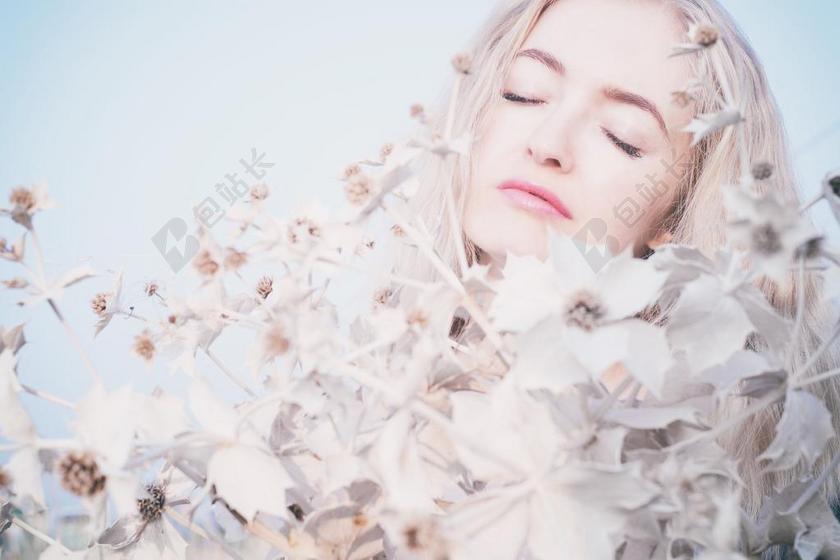 广告时尚女子模特背景图片