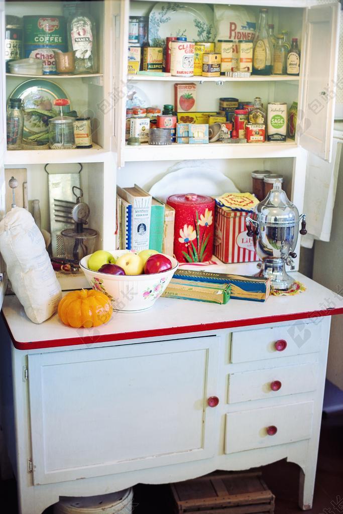 建筑复古厨房背景图片