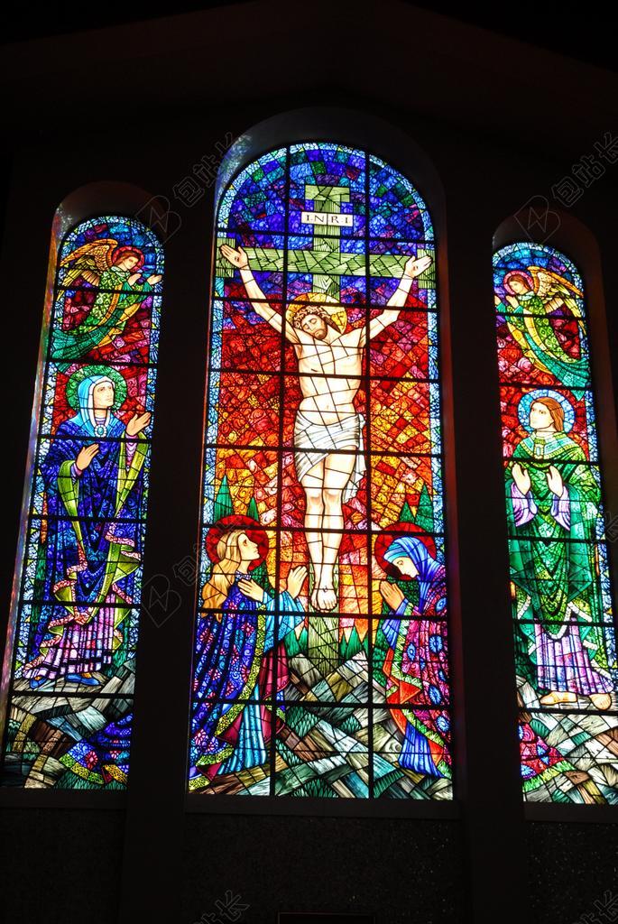 建筑时尚天主教教会背景图片