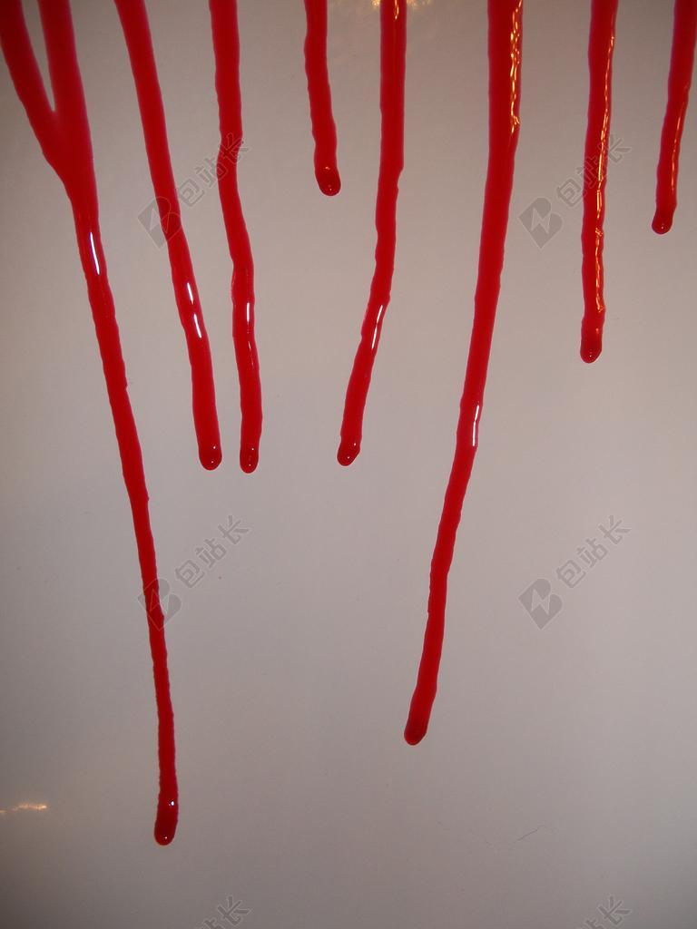 自然向下流淌的血液背景图片