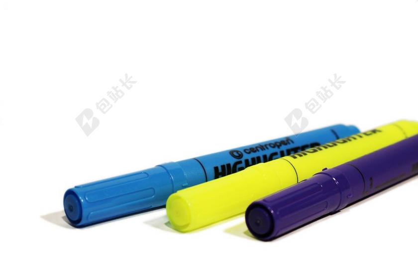 广告简约标记信号笔背景图片