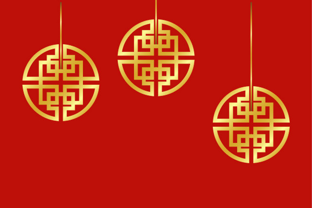 金色寿字中国风喜庆新年素材