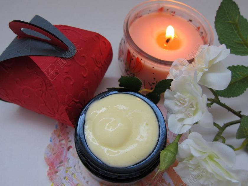 广告时尚皮肤护理礼盒背景图片