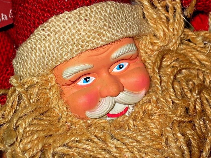 广告时尚圣诞老人背景图片