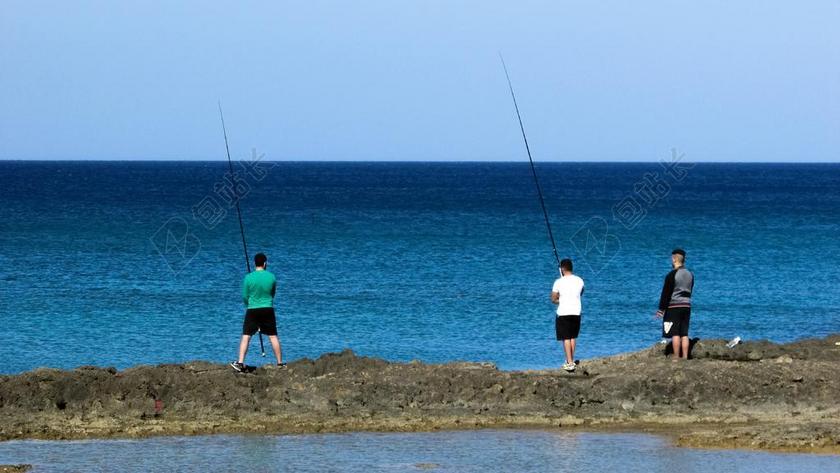 娱乐自然钓鱼背景图片