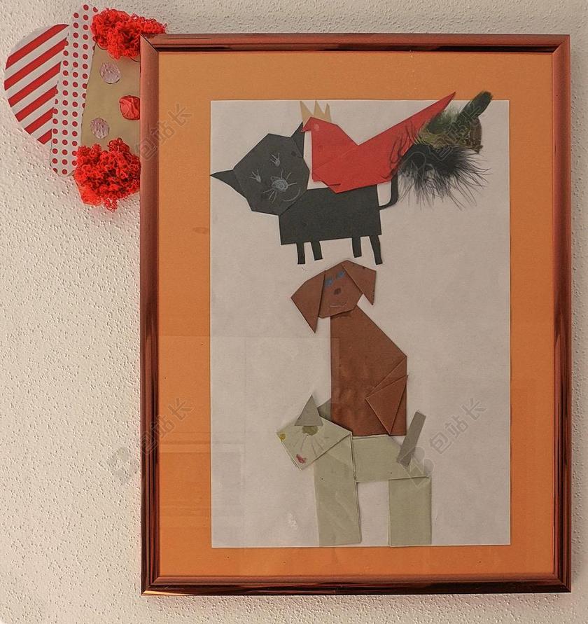 绘画时尚儿童画画背景图片