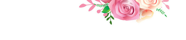 小清新婚礼婚庆花卉彩色花朵边框素材