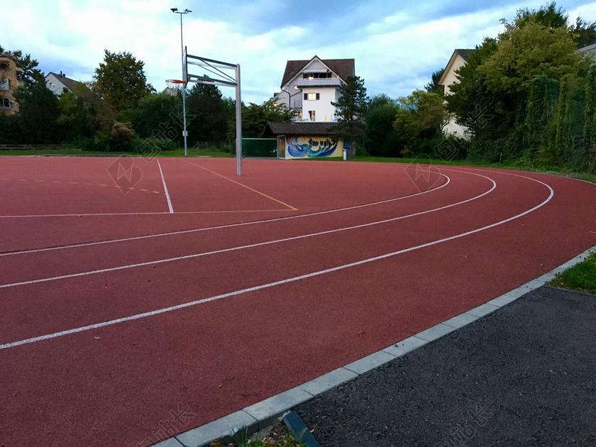 运动户外格子呢轨道背景图片