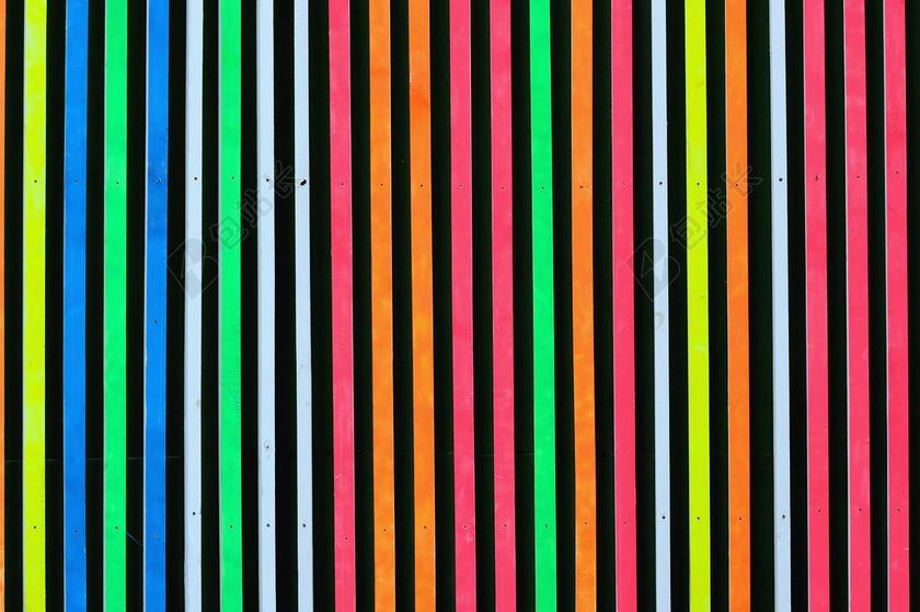 条纹 颜色 墙上