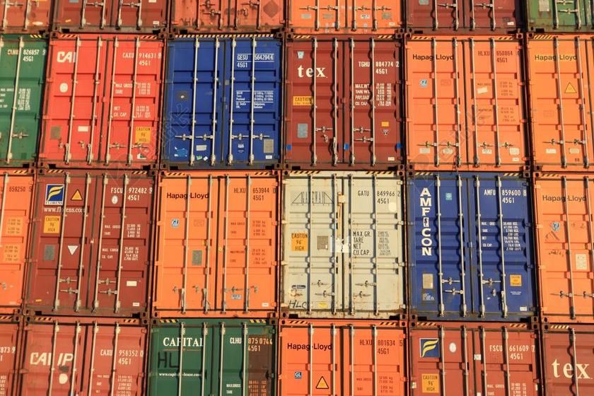 比利时 安特卫普 航运 集装箱 货运 货物 运输 海港