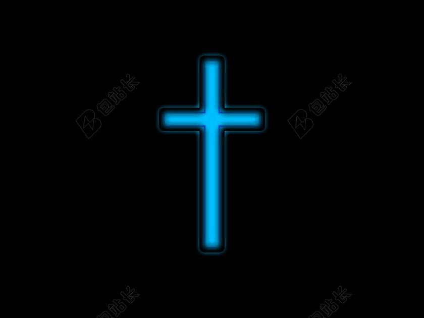 交叉 蓝色 符号 基督教 迹象 宗教 基督 耶稣 十字架