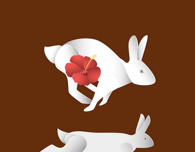 兔子中秋传统文化素材