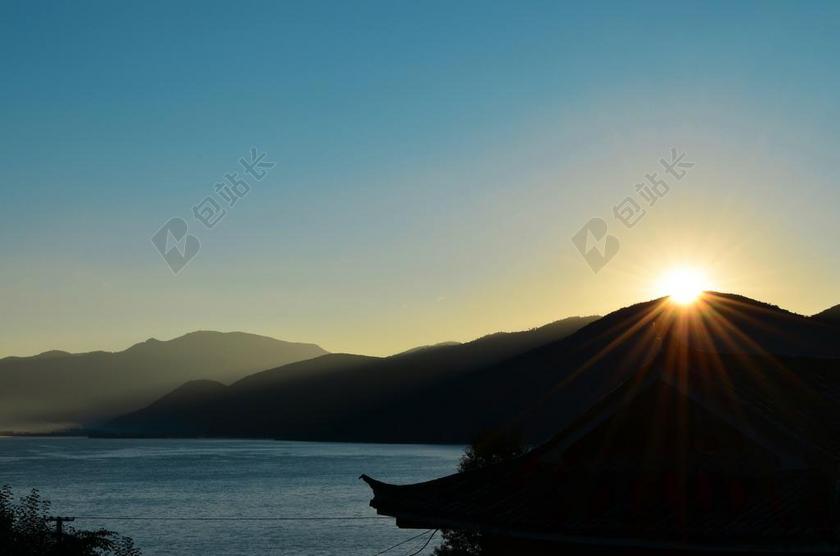 晨曦 日出 早晨 太阳 朝霞