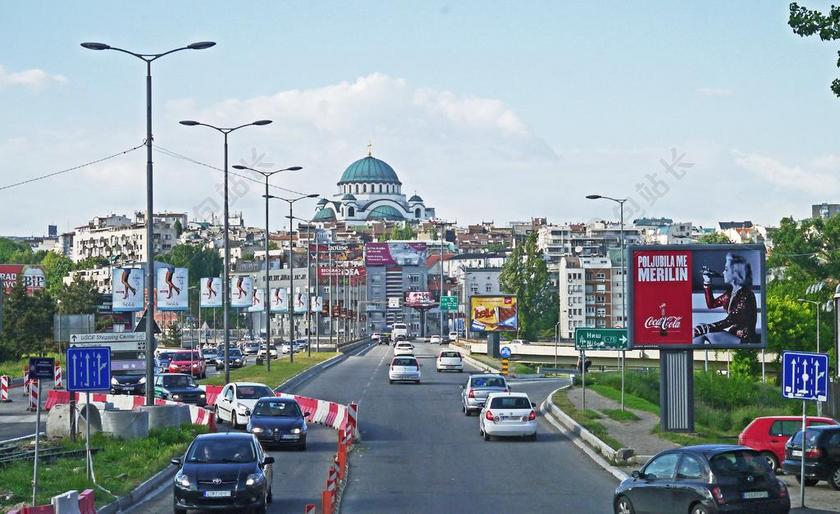 贝尔格莱德 事发道路 资本 大教堂 HL 萨瓦河 建筑 希尔