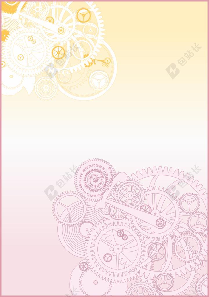 齿轮图案背景图片