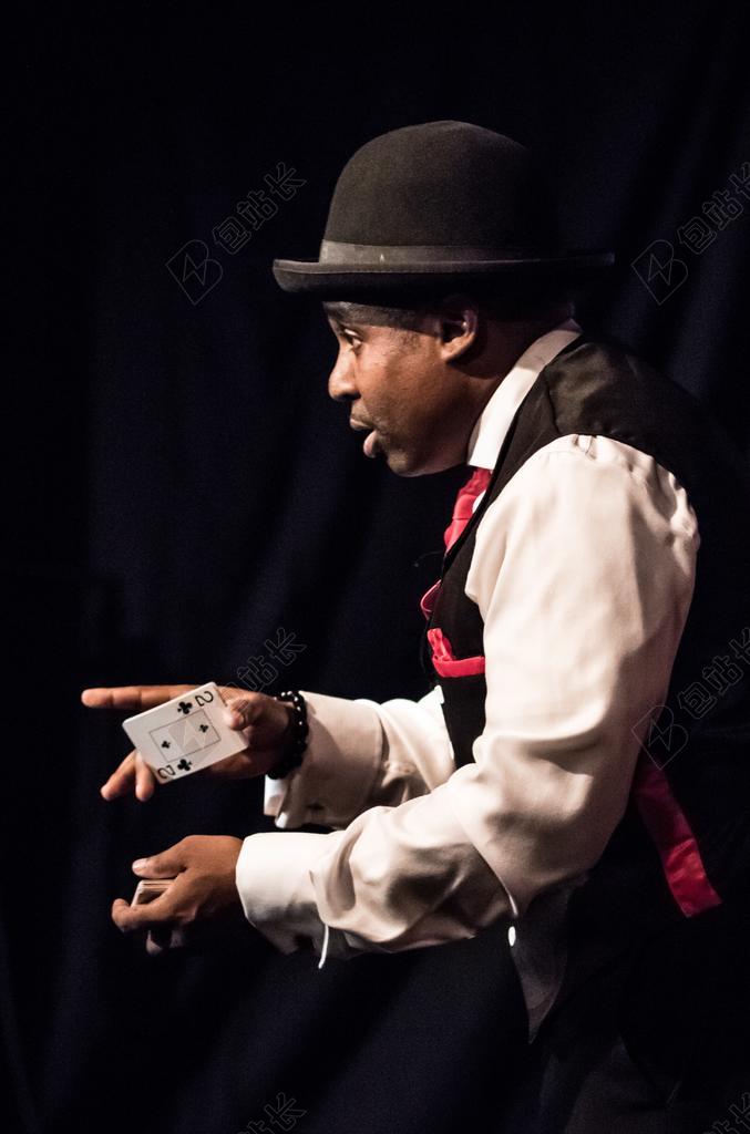 表演的黑人背景图片