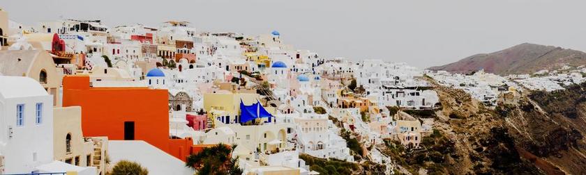 圣托里尼岛 颜色 华美 希腊 希腊岛屿 受欢迎 洞穴房屋