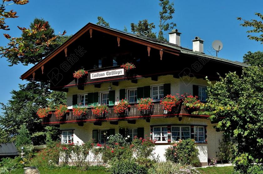 乡间别墅 鲜花 花卉阳台 植物 夏季鲜花 夏季 植物群