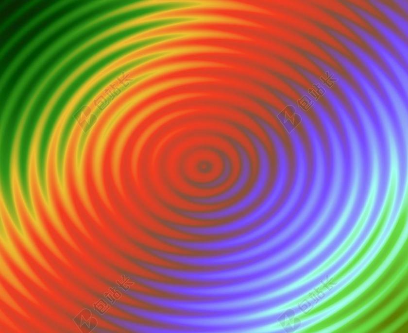 波 背景图像 波圆圈 环 重复 圆