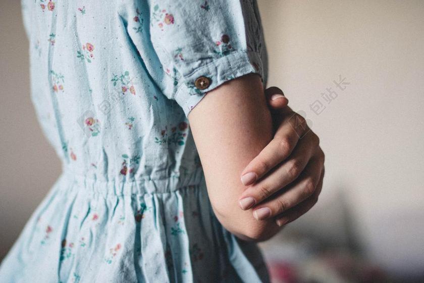 特写 连衣裙 手指 女孩 手 人 女子
