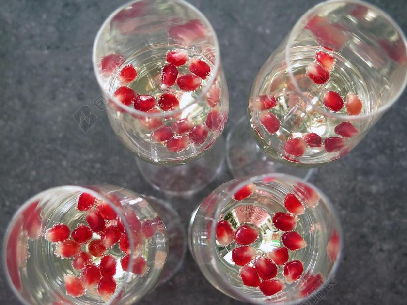 餐饮饮食石榴酒饮料果茶饮品背景图片