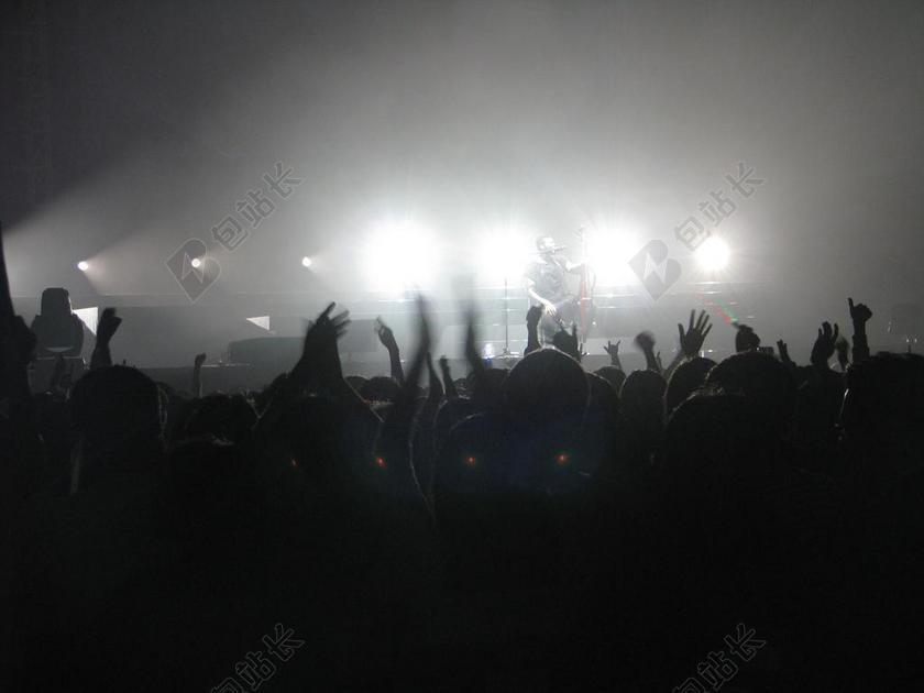 黑色音乐时尚歌手偶像音乐会演唱会呐喊背景图片