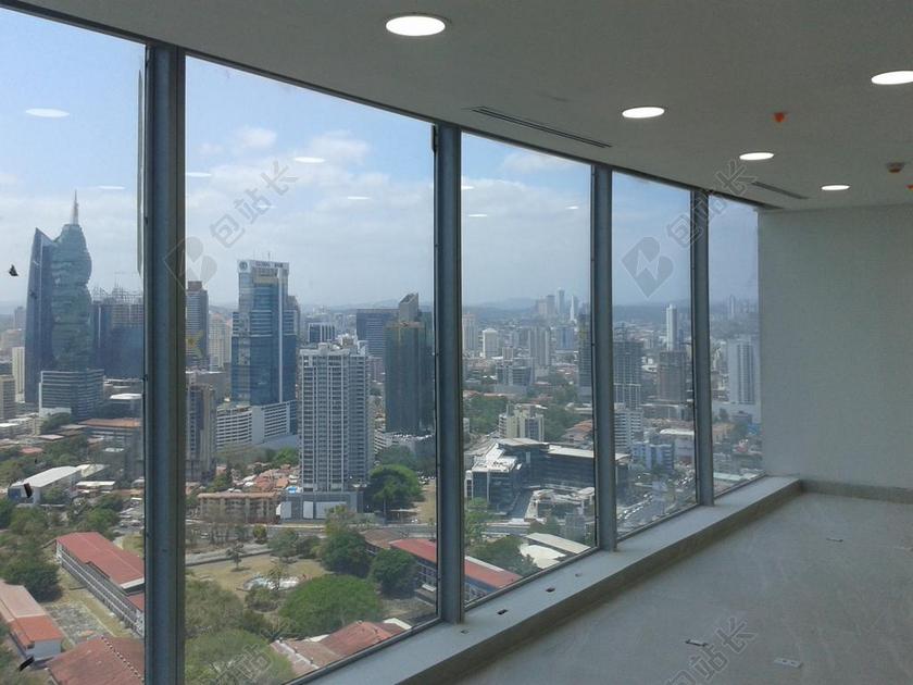 窗口 巴拿马 看 办公室 全景 建设 城市 建筑 塔 照明