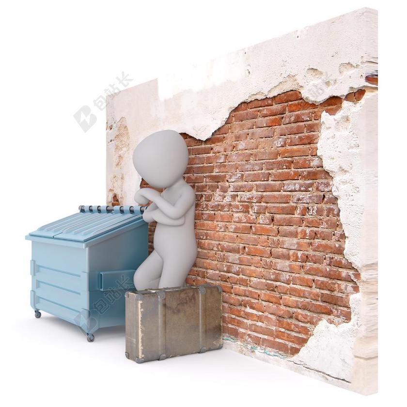 白人男性 3D模型 孤立 3D 模型 全身 白 免费图像