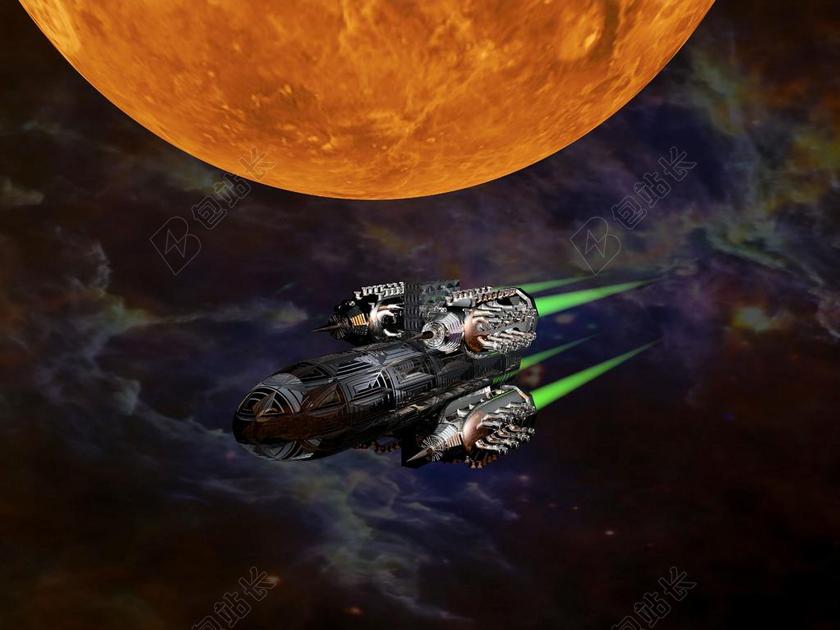 科幻小说 空间船 火箭 太空火箭 空间 行星 明星 宇宙