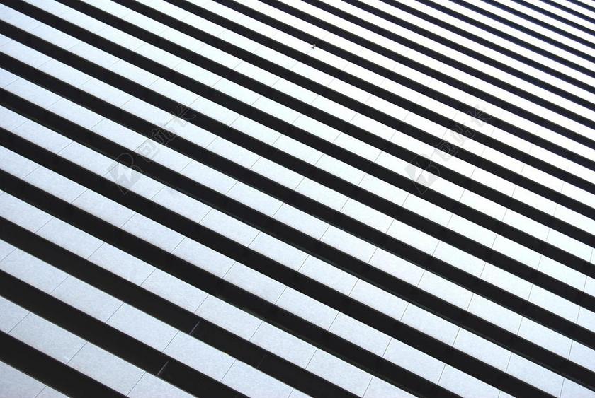 黑白条纹地板瓷砖装修效果斑马整齐艺术 背景图片