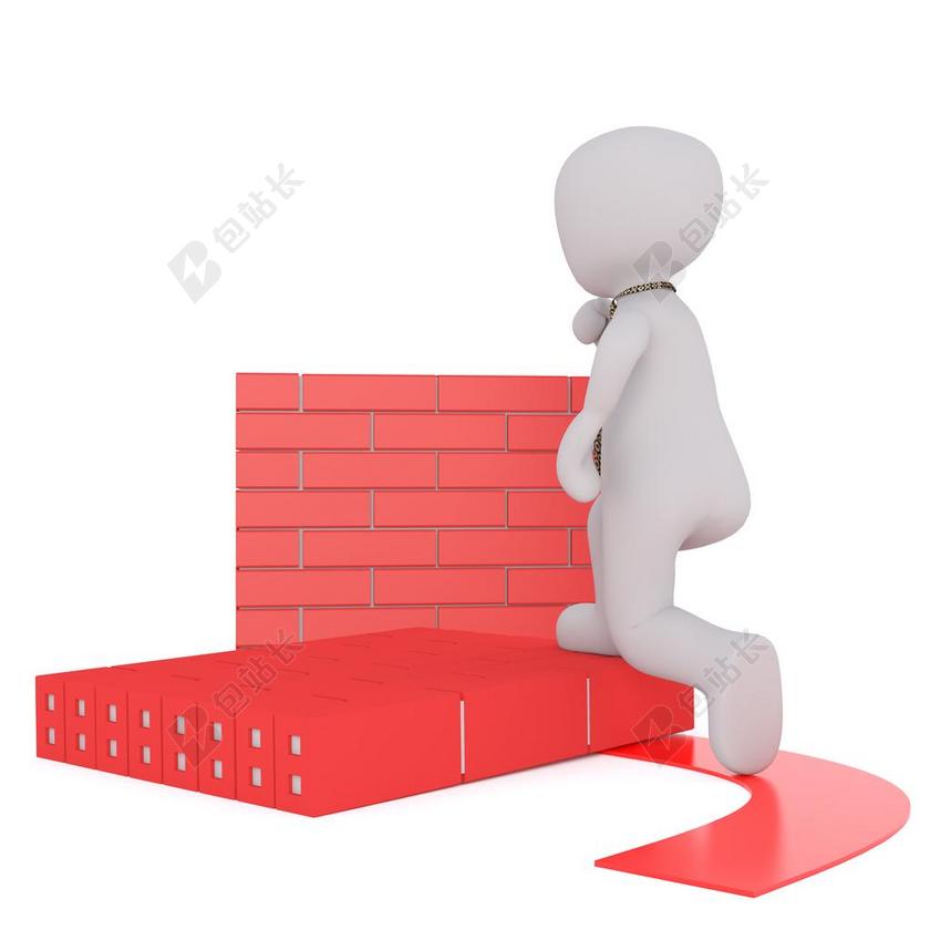 简约孤独的白人男性背景图片