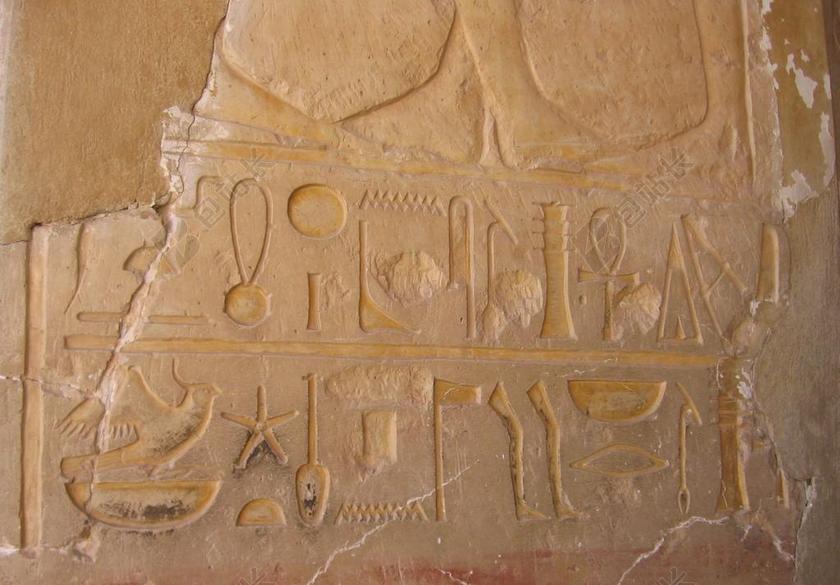 黄色艺术古代古代埃及雕刻背景图片